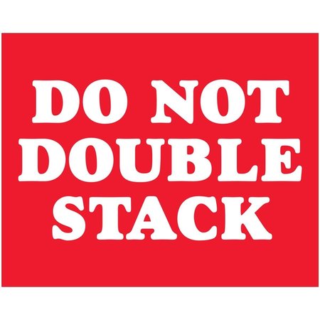 BOX PARTNERS 8 x 10 in. Do Not Double Stack Labels DL1626